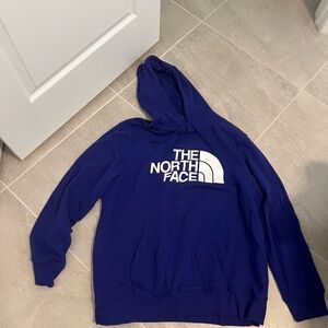 The North Face purple hoodie